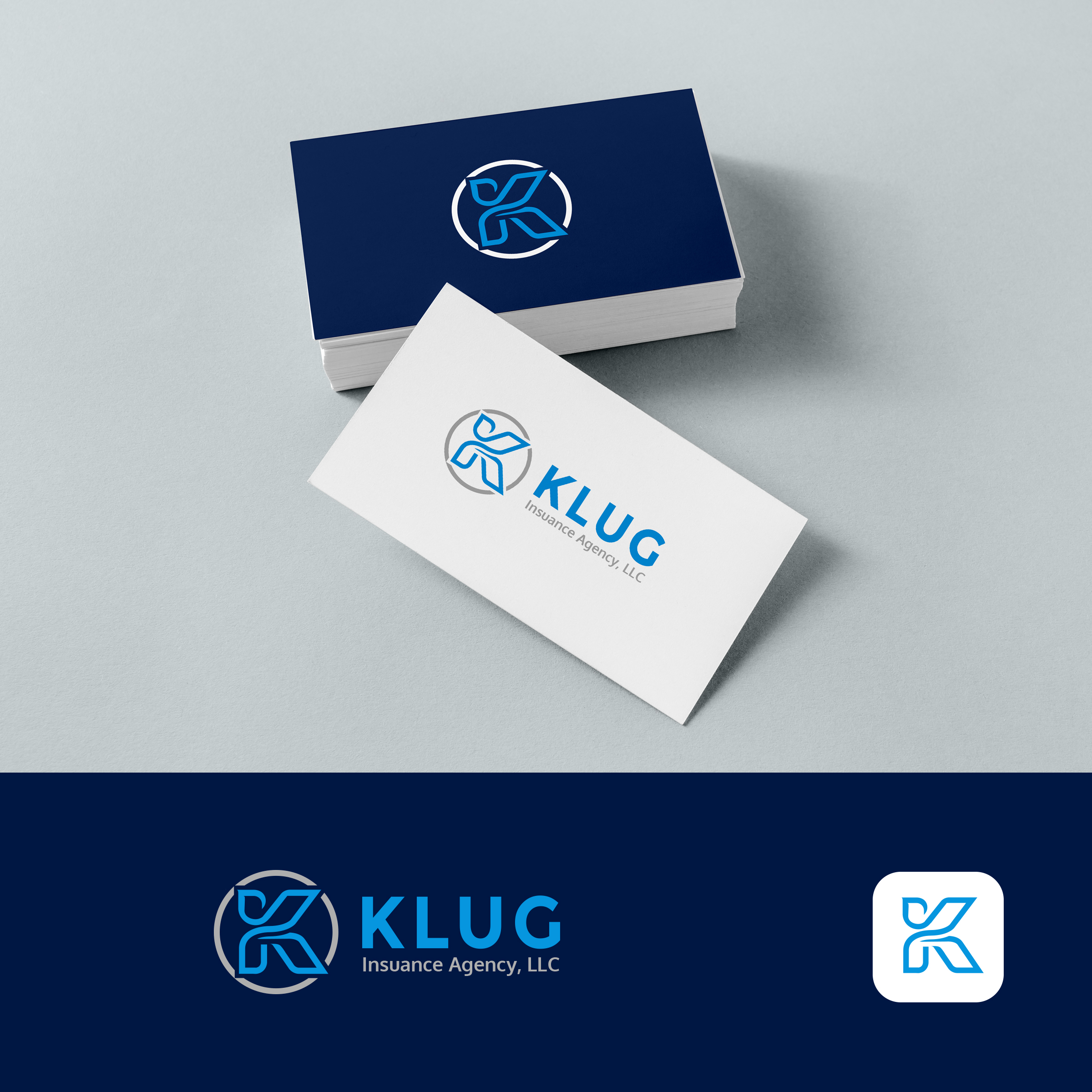 Diseño de Logo por Logooos para Klug insurance Agency, LLC | Diseño #30008567