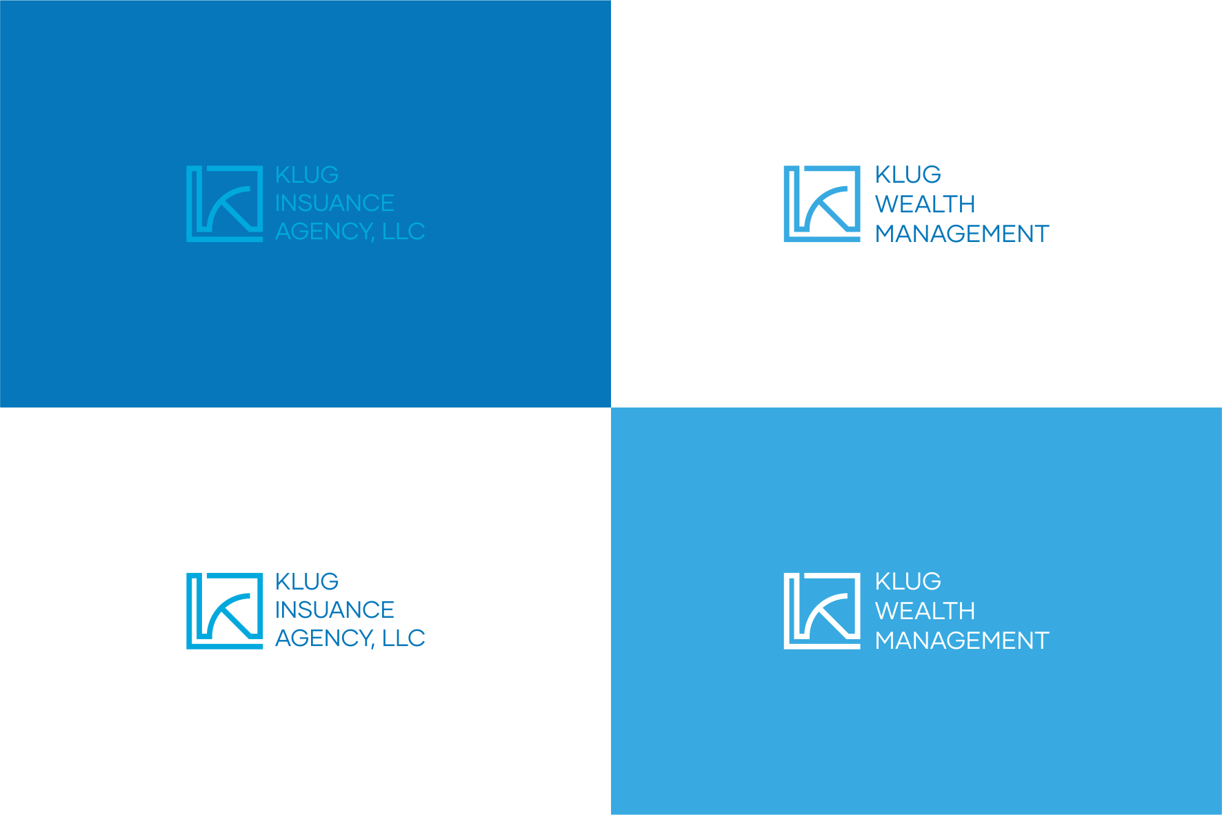 Logo-Design von Golden rivers für Klug insurance Agency, LLC | Design #29974439