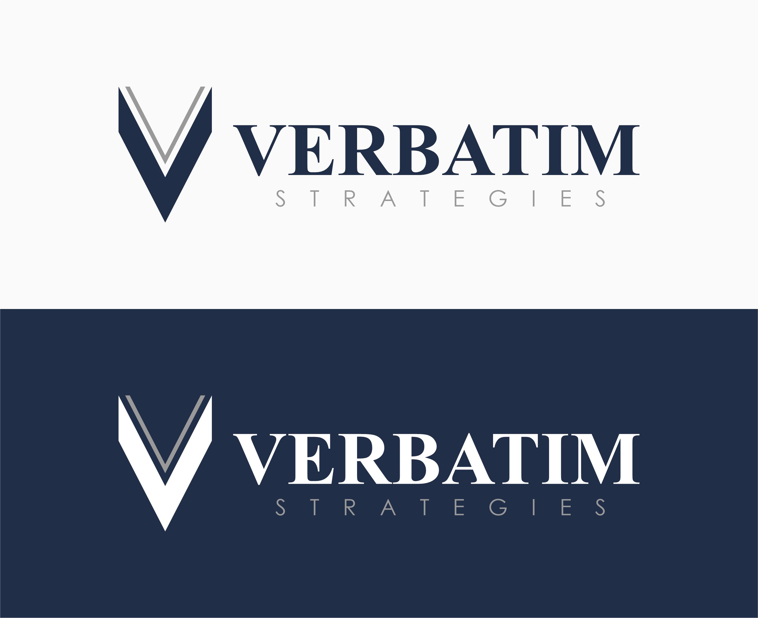 Logo Design by erikdesign for Verbatim | Design #29974875