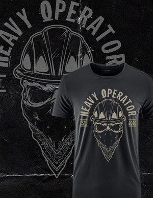 T-shirt Design by guruntool for Heavy Operator | Design #30009837