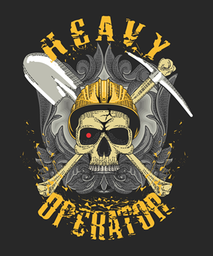 T-shirt Design by Rawpis for Heavy Operator | Design: #29994688