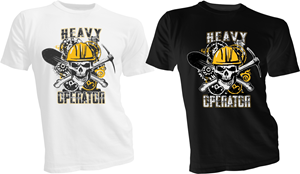 T-shirt Design by bacujkov for Heavy Operator | Design #30001416
