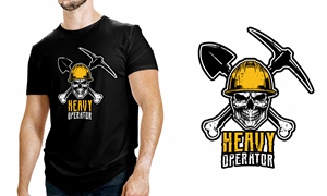 T-shirt Design by Jhon Jairo for Heavy Operator | Design #29981460