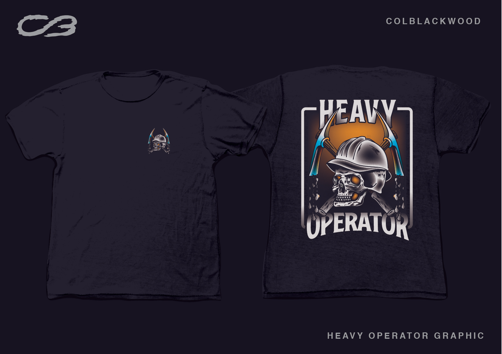 T-shirt Design by Col 3 for Heavy Operator | Design #29984008