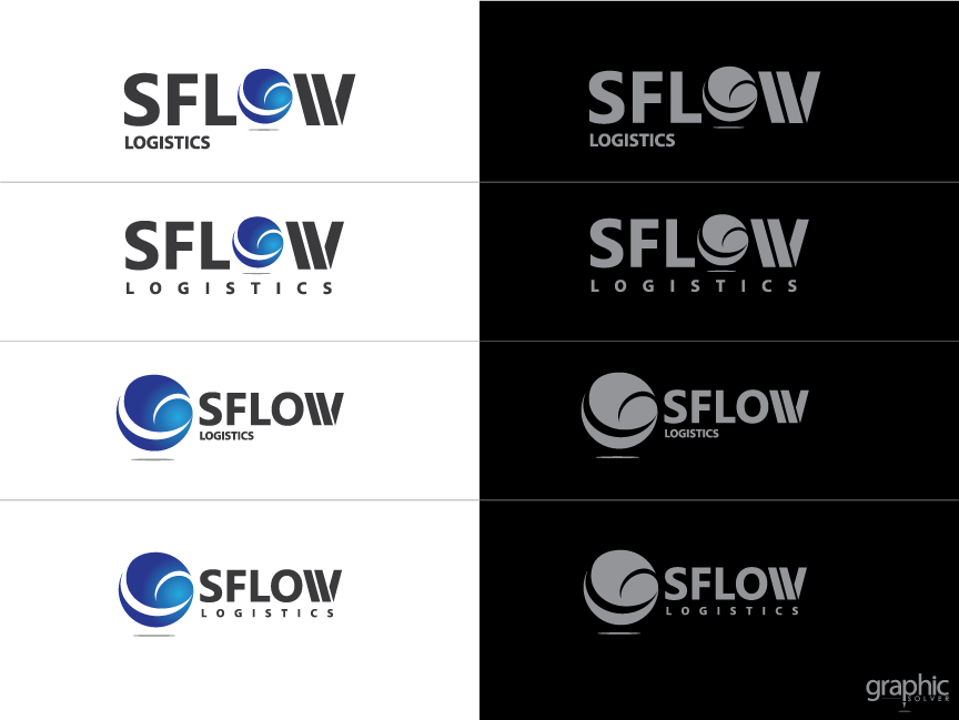 Logo Design by GraphicSolver for SFLOW Logistics | Design #3209469
