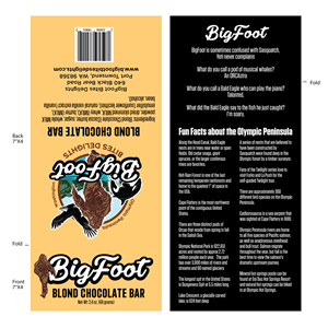 Diseño de Empaque por Sergio Coelho para BigFoot Bites Delights | Diseño: #29974999