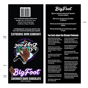 Diseño de Empaque por Sergio Coelho para BigFoot Bites Delights | Diseño: #29975027
