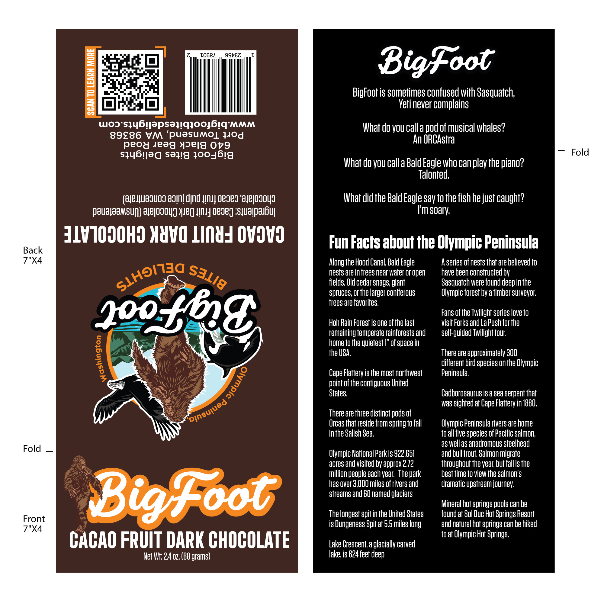 Diseño de Empaque por Sergio Coelho para BigFoot Bites Delights | Diseño #29981404