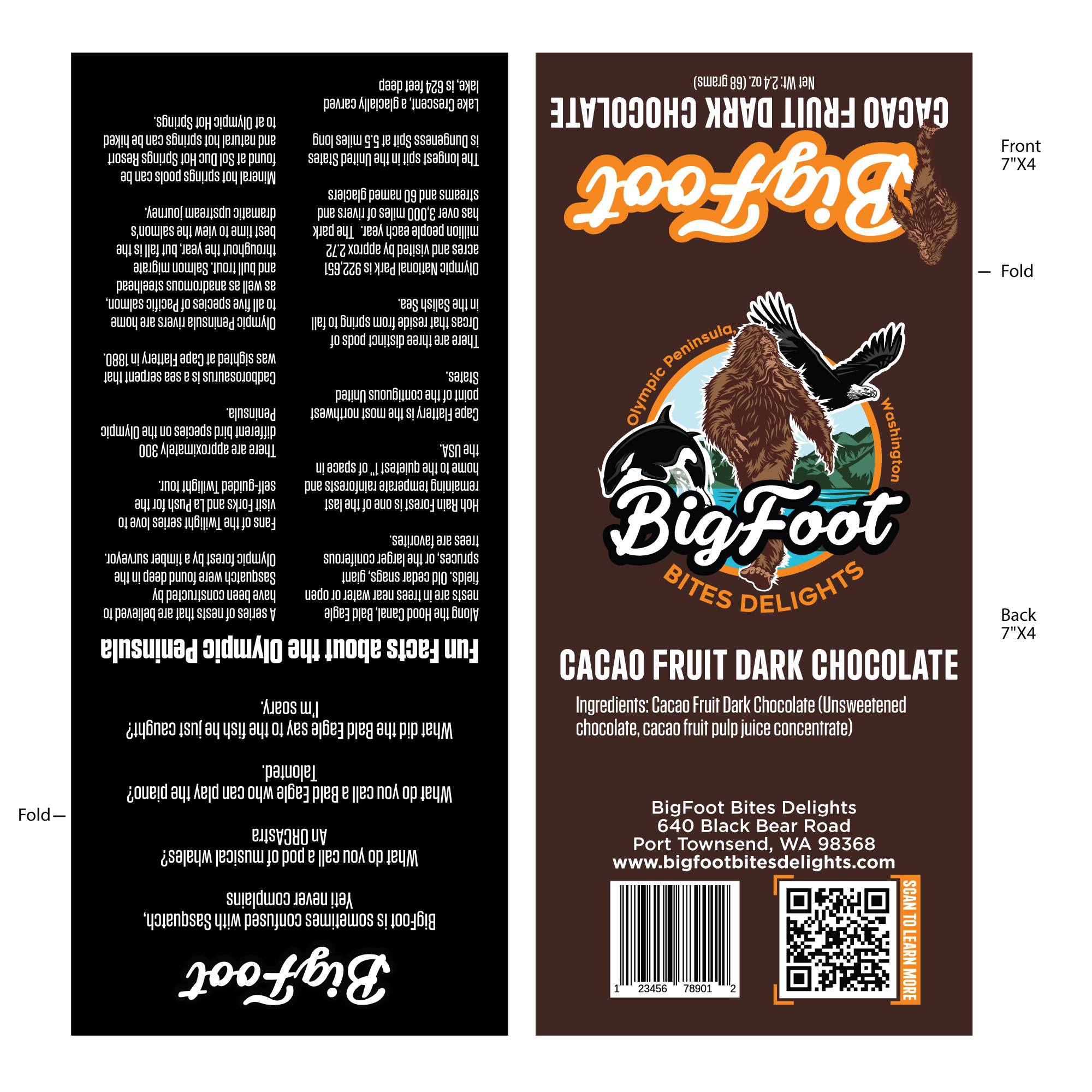 Diseño de Empaque por Sergio Coelho para BigFoot Bites Delights | Diseño #29981419