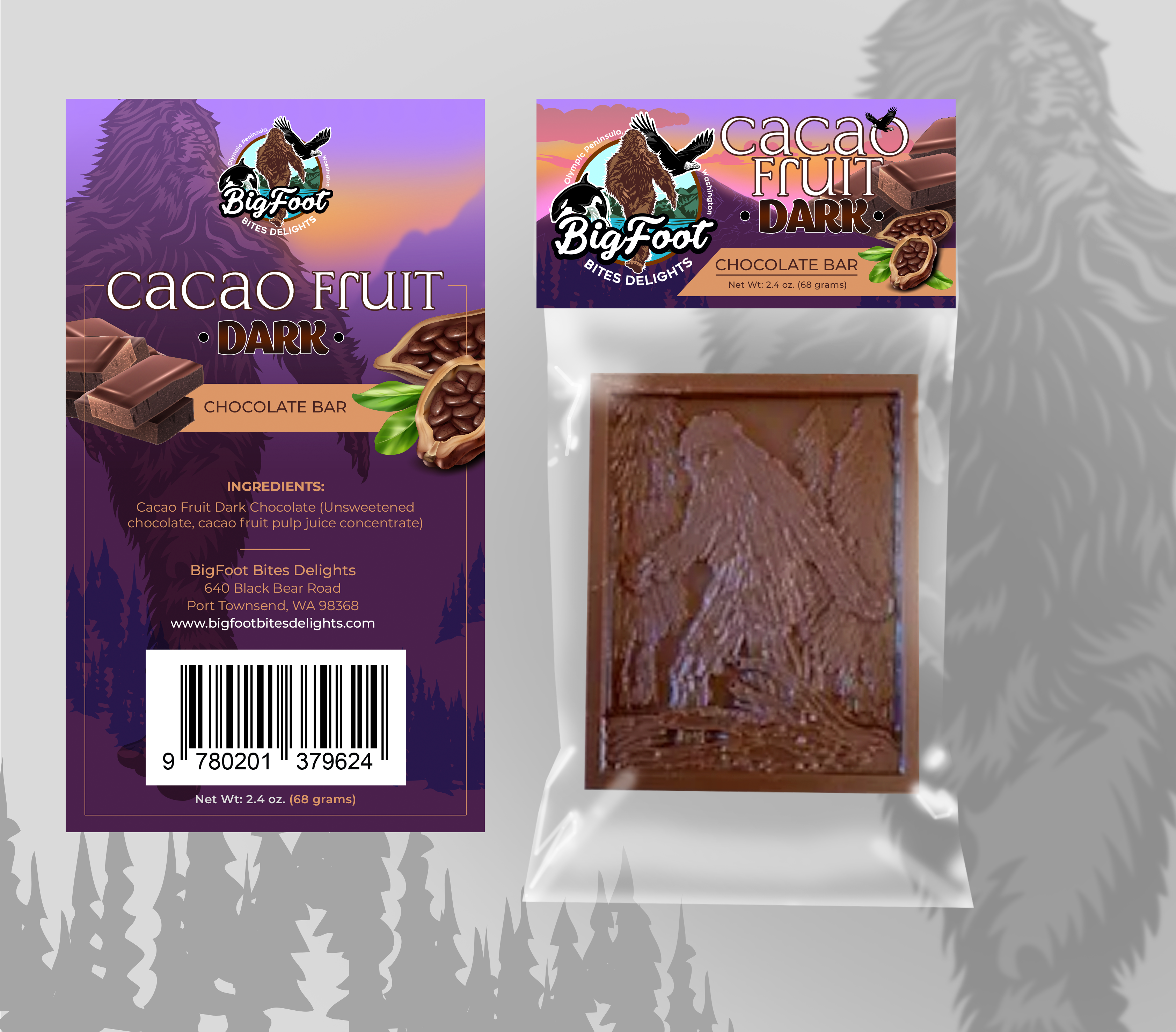 Diseño de Empaque por Victor_pro para BigFoot Bites Delights | Diseño #30015058