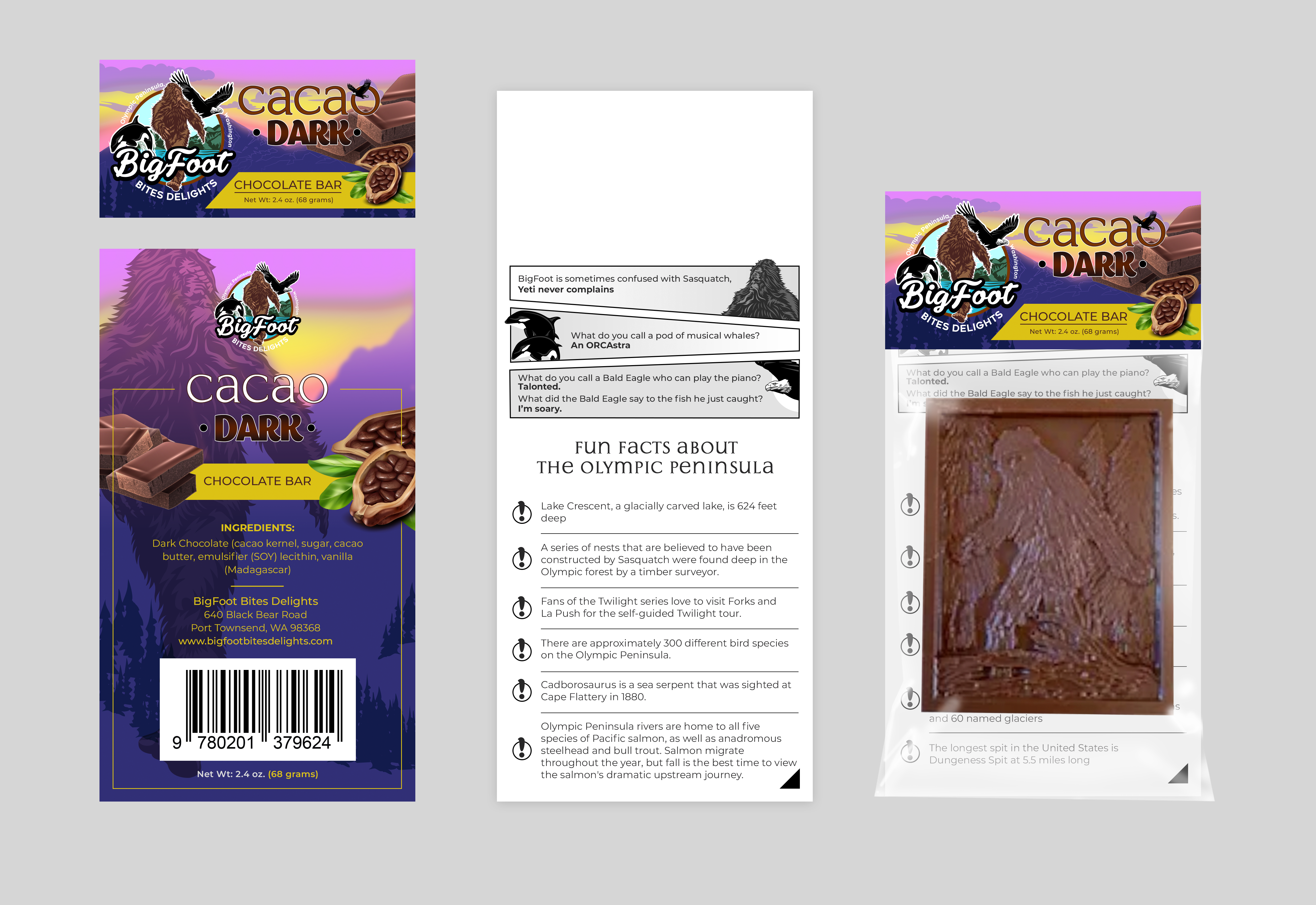 Diseño de Empaque por Victor_pro para BigFoot Bites Delights | Diseño #30038627