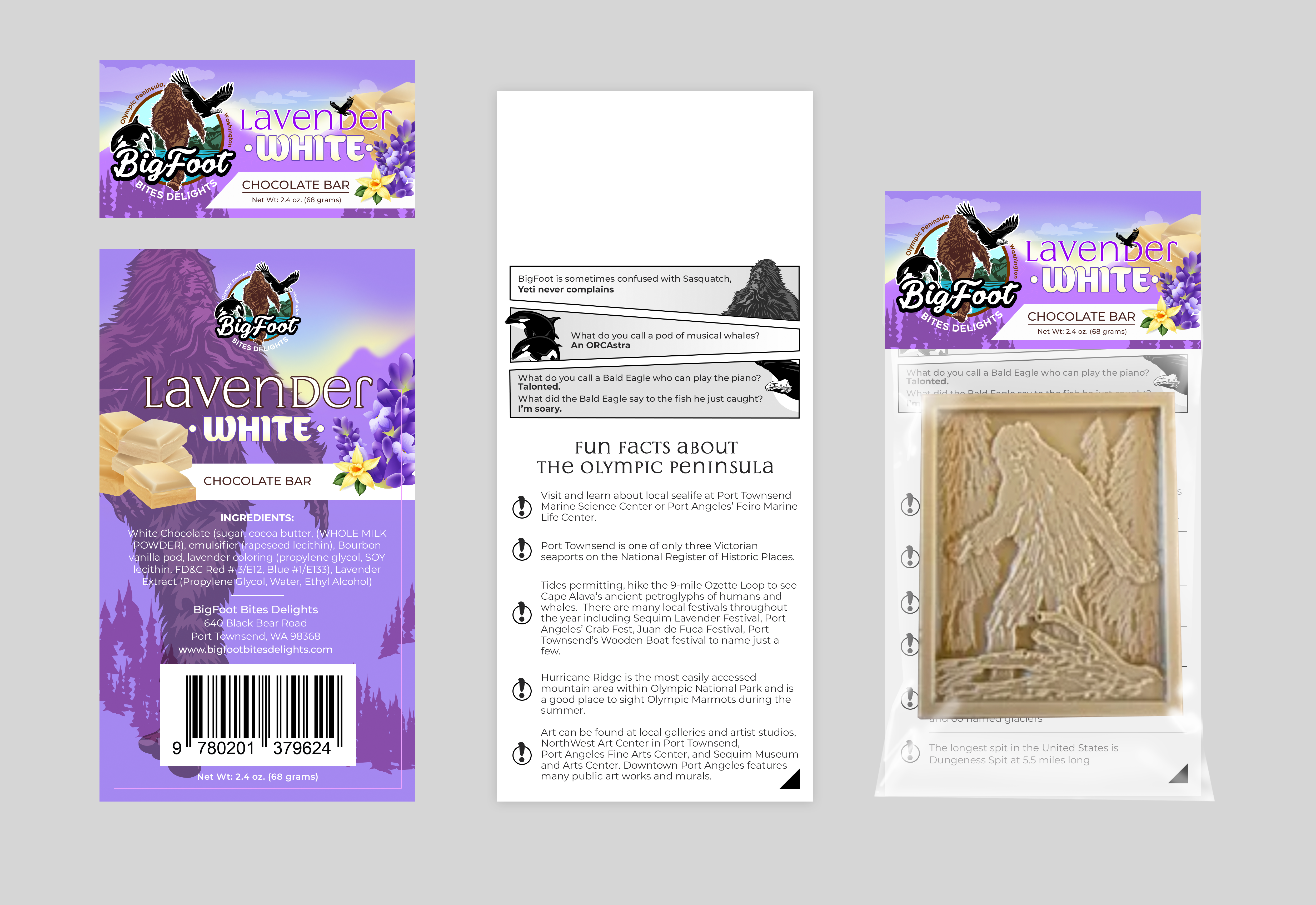 Diseño de Empaque por Victor_pro para BigFoot Bites Delights | Diseño #30038630