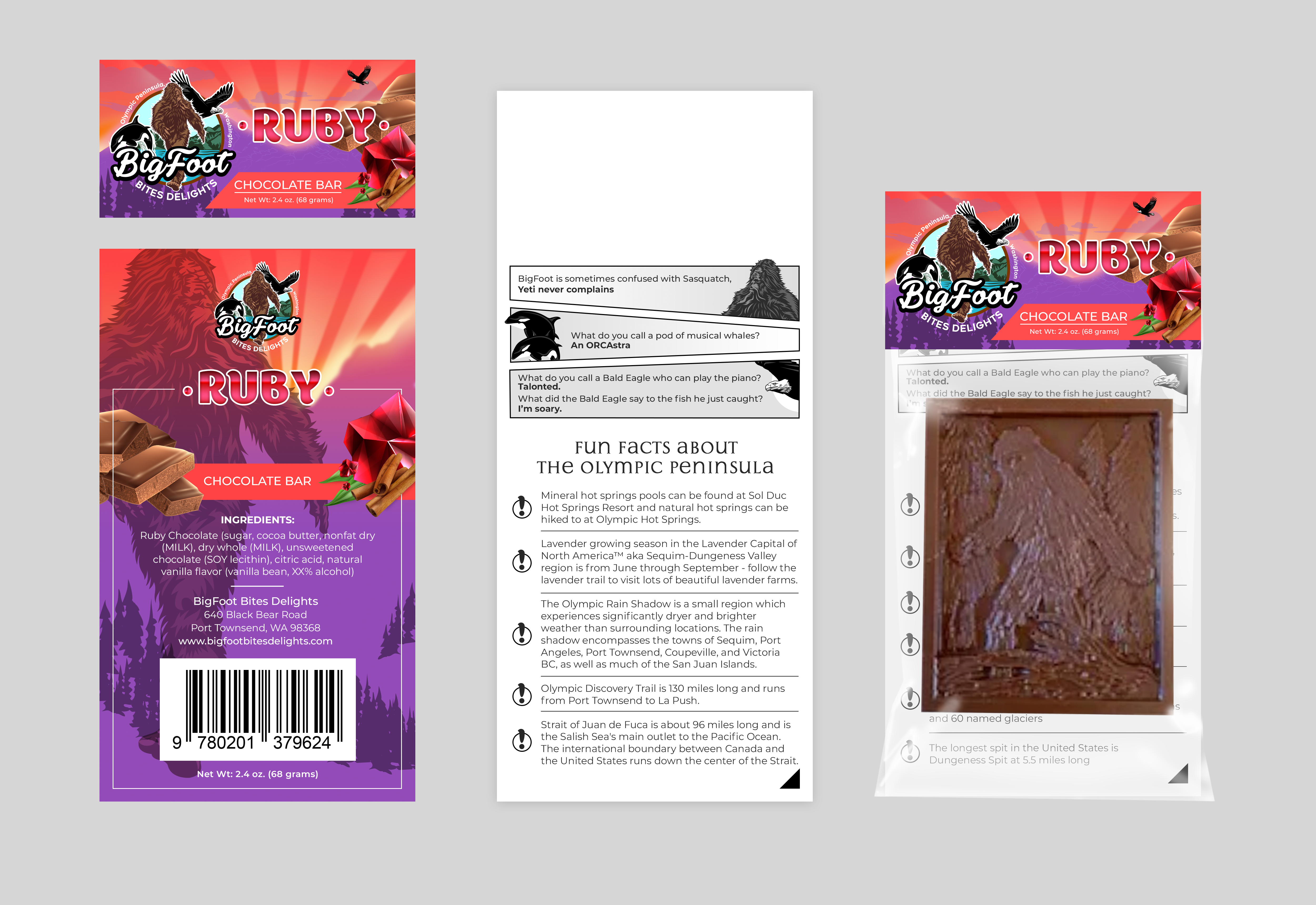 Diseño de Empaque por Victor_pro para BigFoot Bites Delights | Diseño #30038631