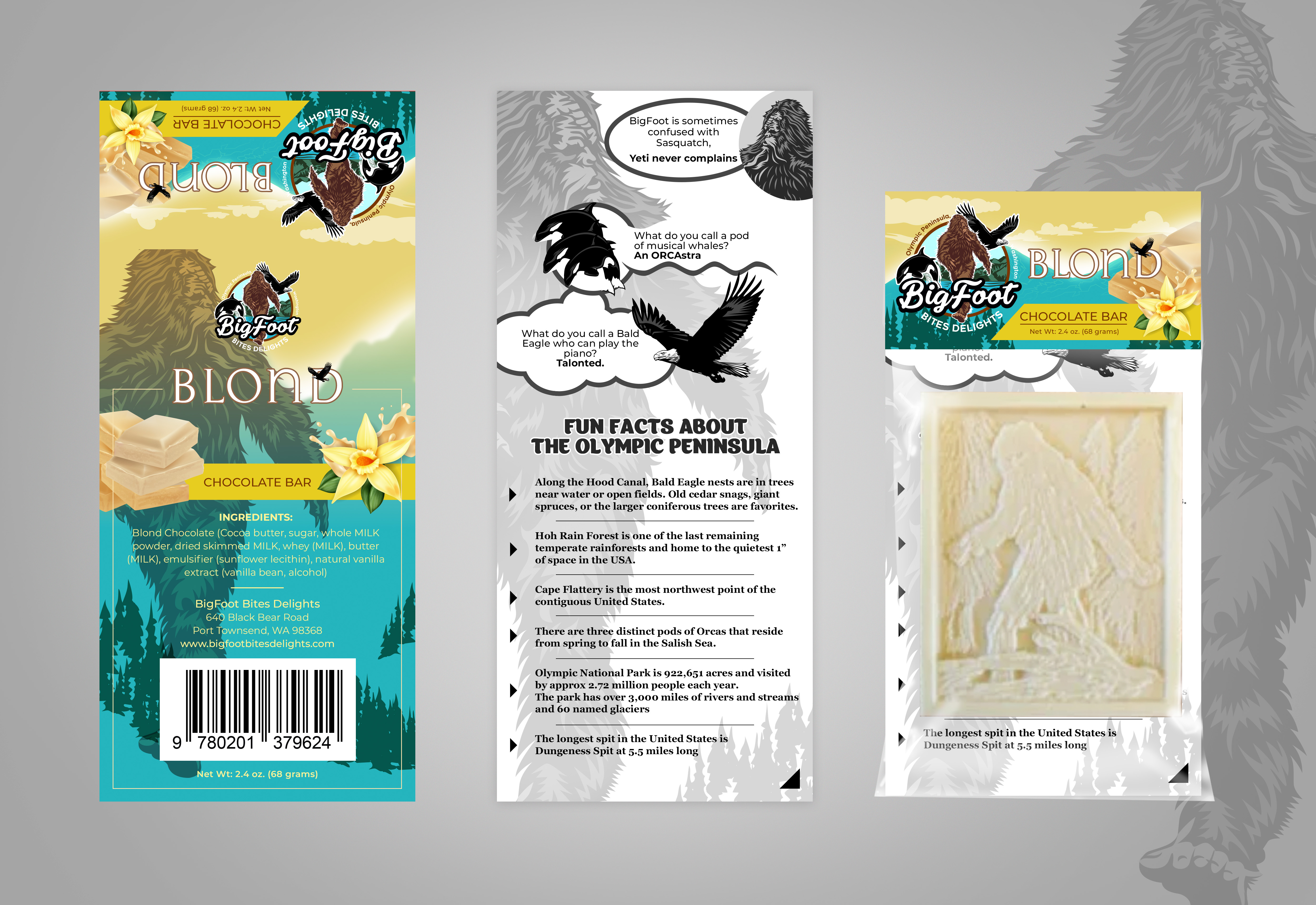 Diseño de Empaque por Victor_pro para BigFoot Bites Delights | Diseño #30051071