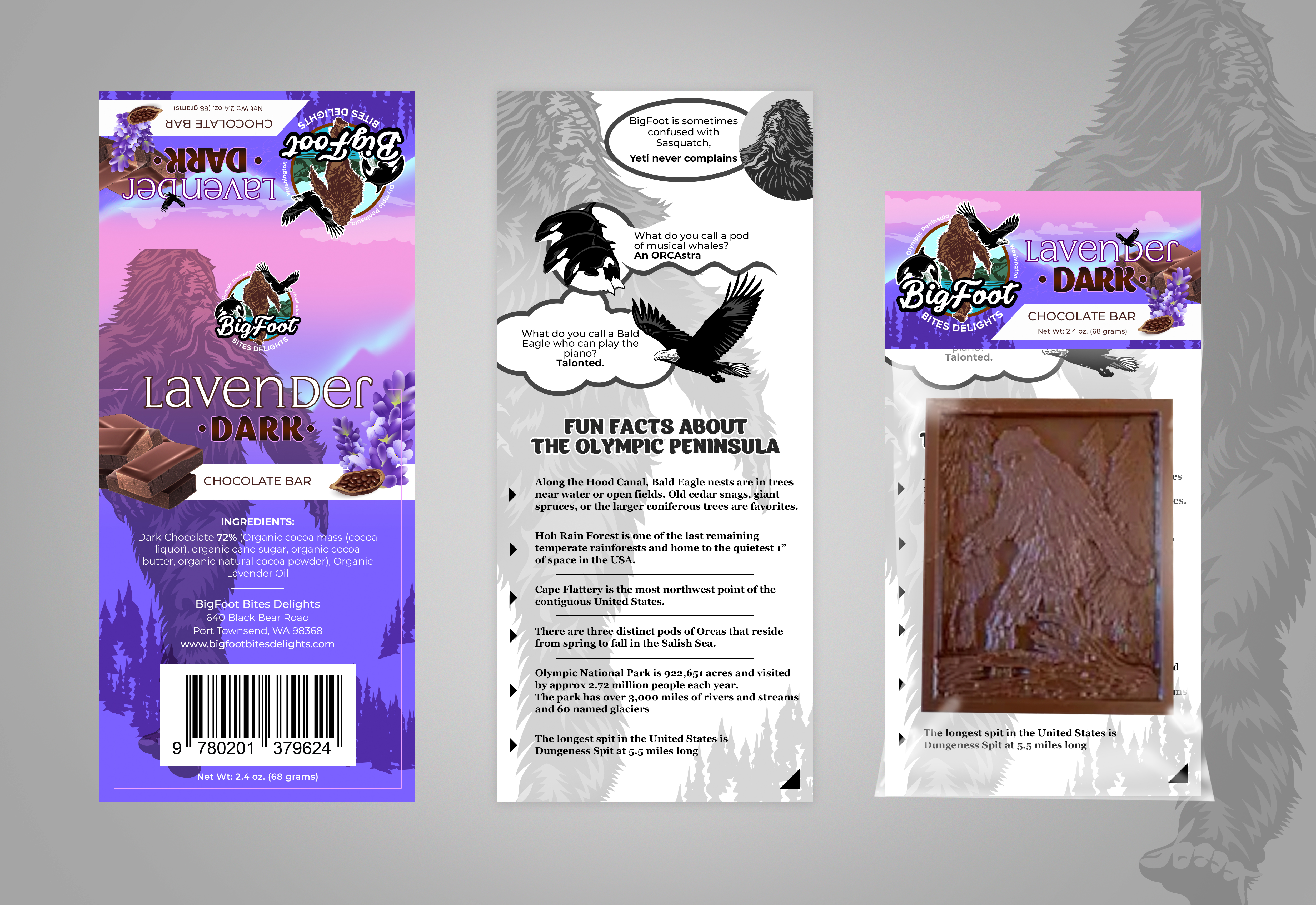 Diseño de Empaque por Victor_pro para BigFoot Bites Delights | Diseño #30051072