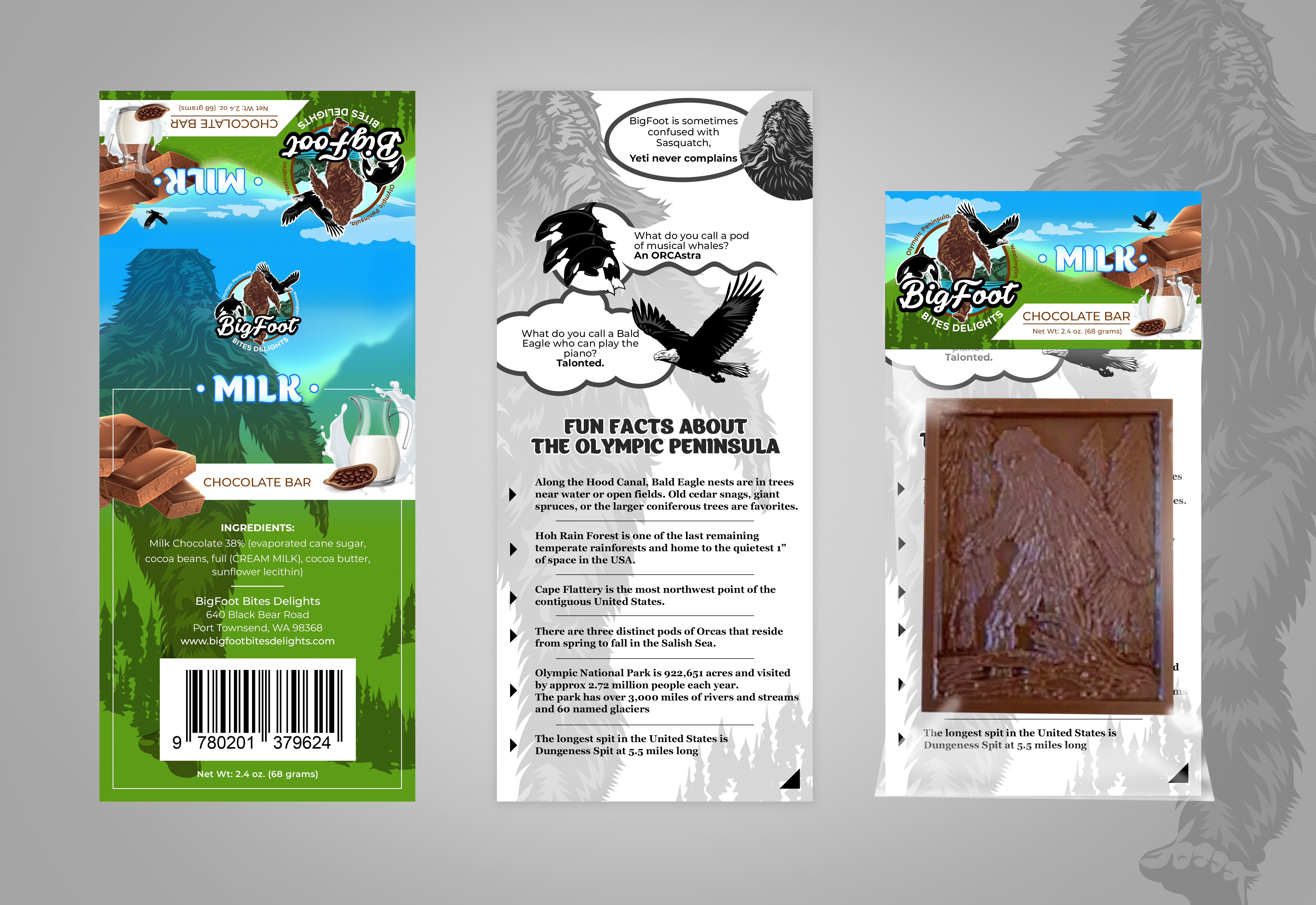 Diseño de Empaque por Victor_pro para BigFoot Bites Delights | Diseño #30051079