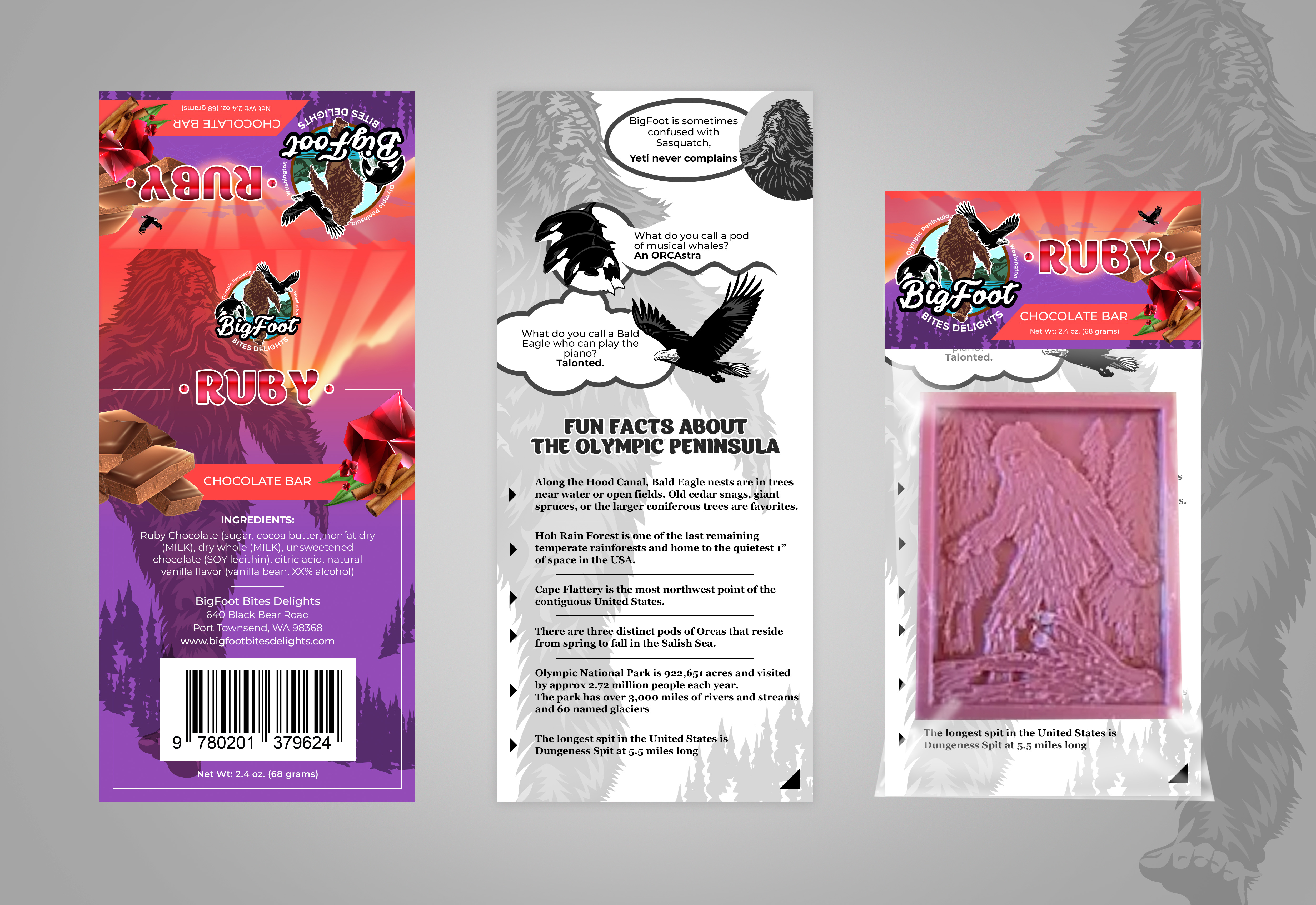 Packaging Design by Victor_pro for BigFoot Bites Delights | Design: #30051080