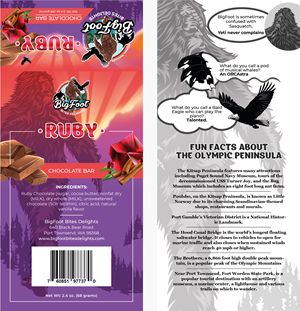 Diseño de Empaque por Victor_pro para BigFoot Bites Delights | Diseño: #30178954