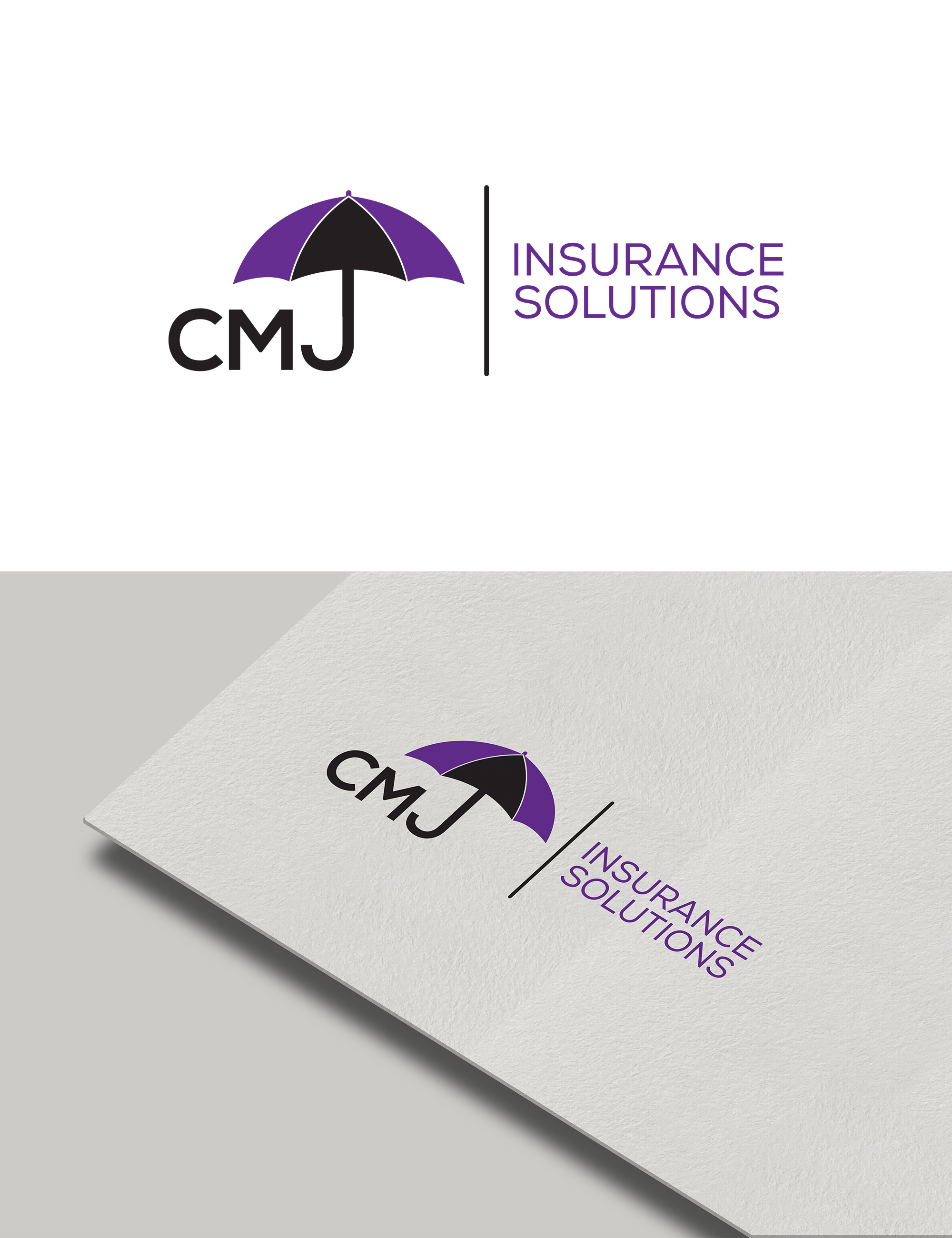 Diseño de Logo por Visionary Creations para CMJ Insurance Solutions | Diseño #29978729