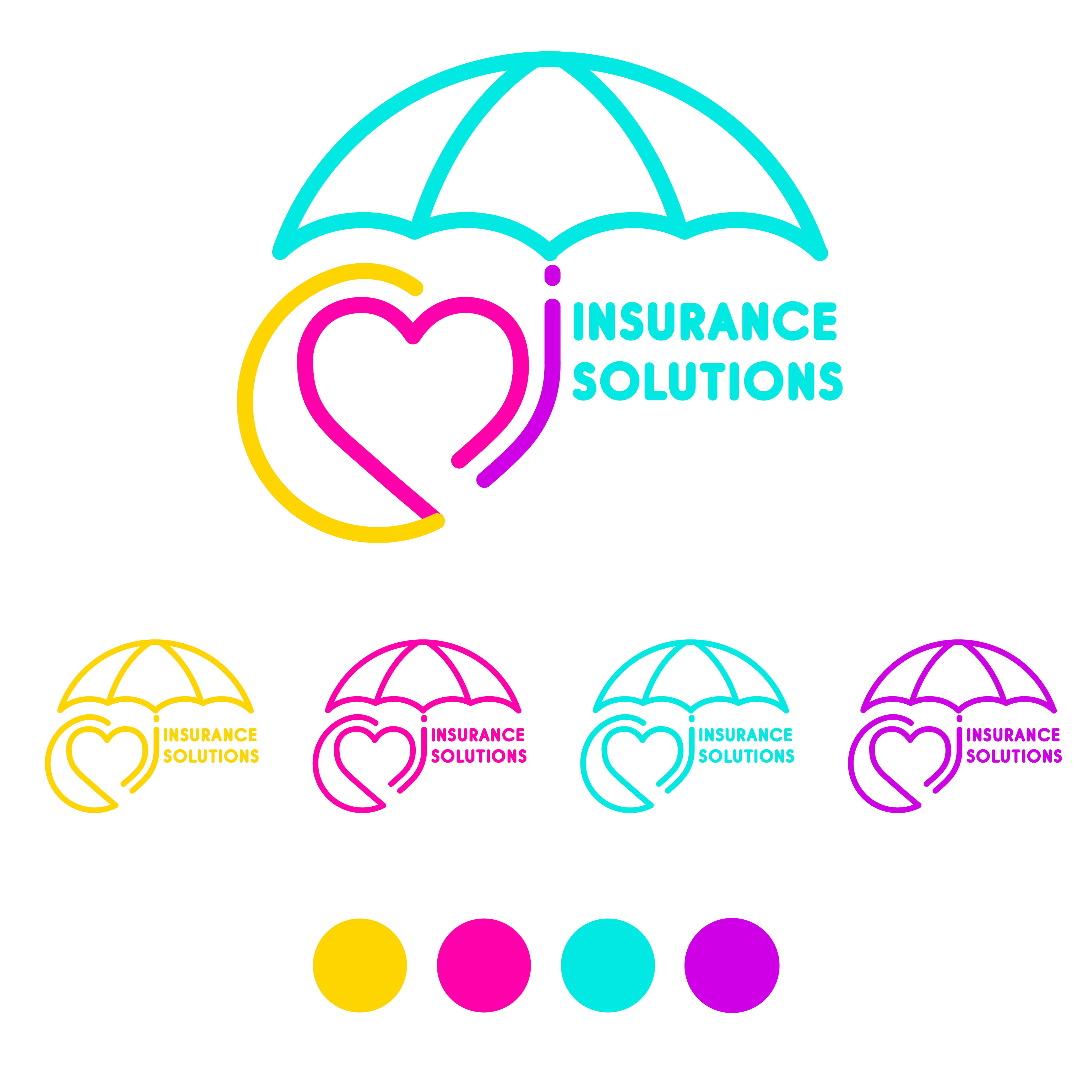 Logo Design by Carolina Montoya for CMJ Insurance Solutions | Design #29979669