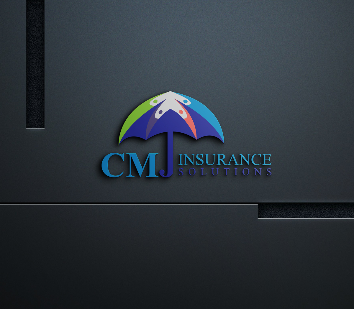 Diseño de Logo por Ahasanu para CMJ Insurance Solutions | Diseño #29975842