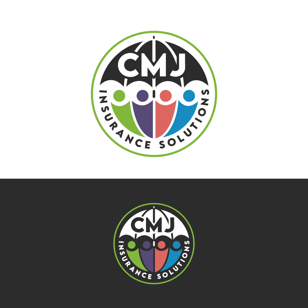 Logo Design by PsyPen for CMJ Insurance Solutions | Design #29978080