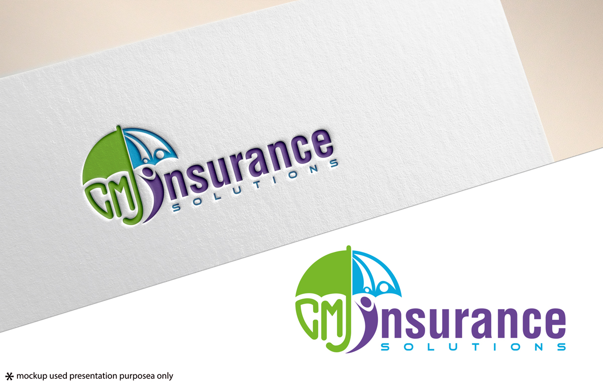 Logo Design by Rubia@ for CMJ Insurance Solutions | Design #29975484