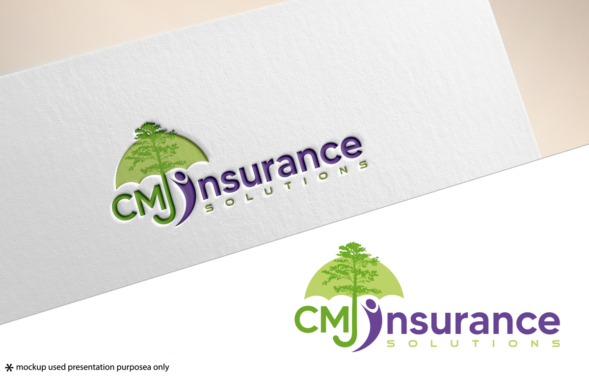Diseño de Logo por Rubia@ para CMJ Insurance Solutions | Diseño #29981697