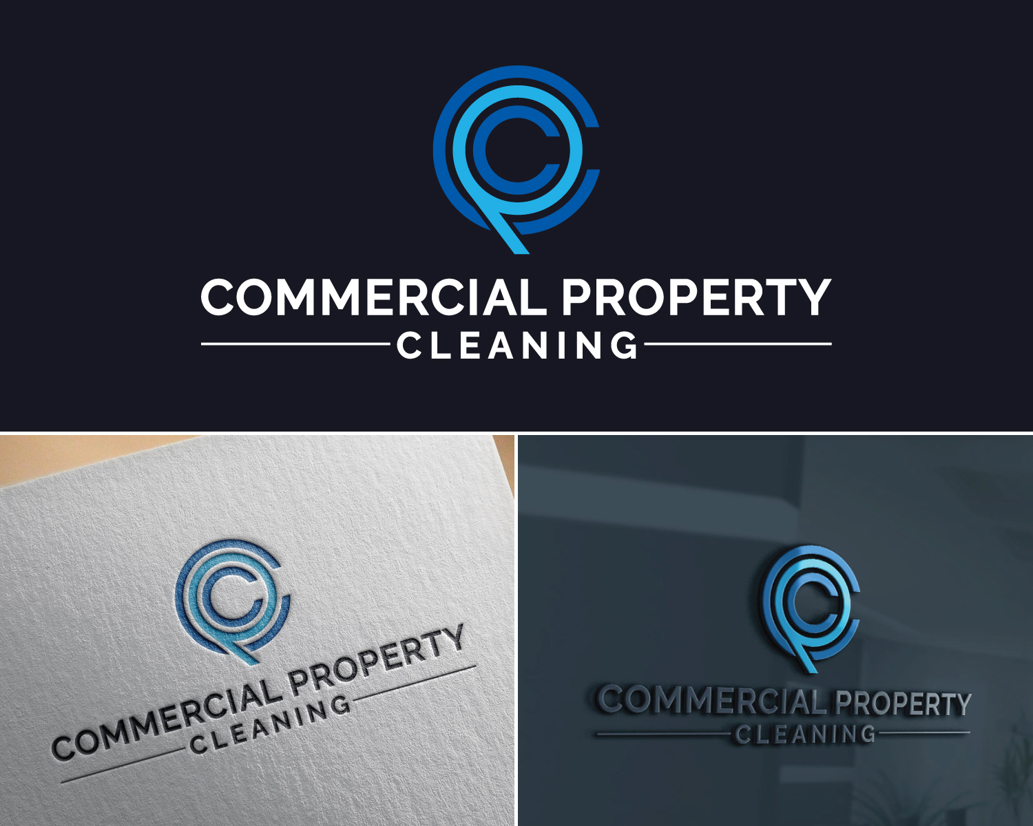 Logo Design by Atec for Commercial Property Cleaning | Design #29977174