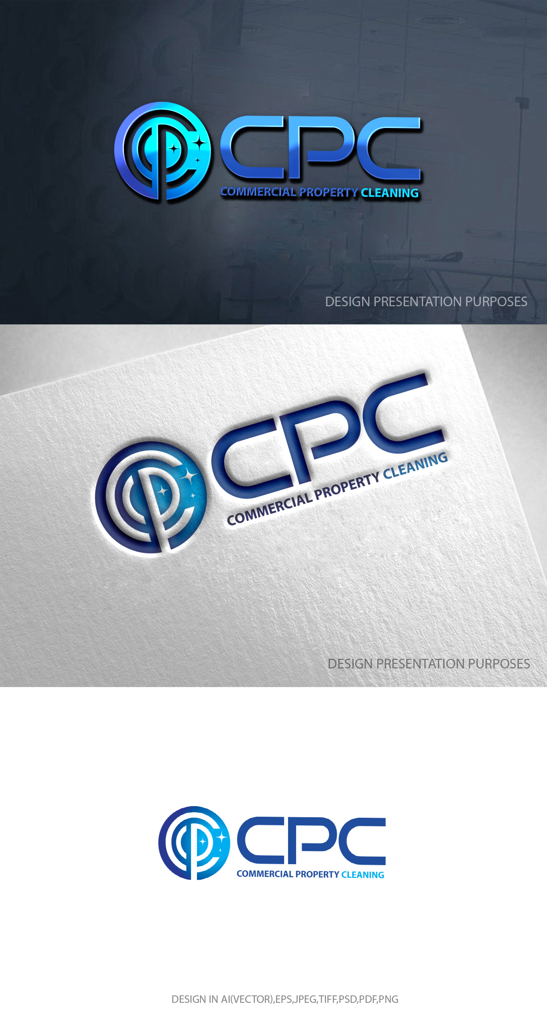 Logo Design by zebronicgraphic for Commercial Property Cleaning | Design #29977294