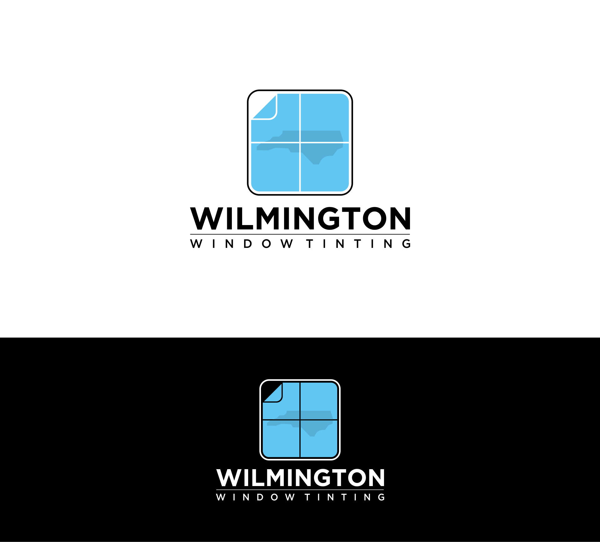 Logo Design by Bayu sugara for Wilmington window tinting | Design #30022332