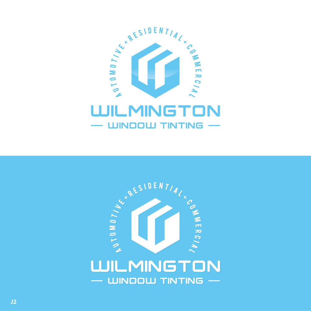 Logo Design by Sujit Banerjee for Wilmington window tinting | Design #29999055