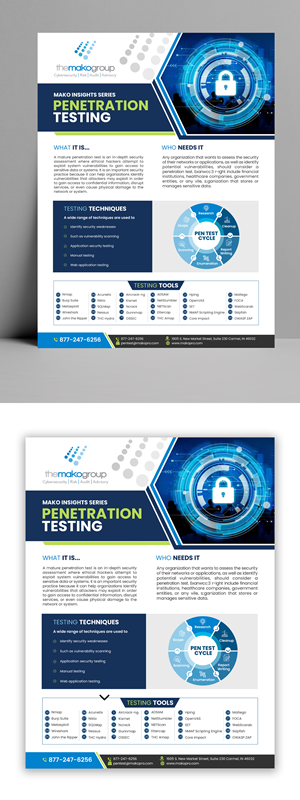 Flyer-Design von debdesign für The Mako Group | Design: #29999027
