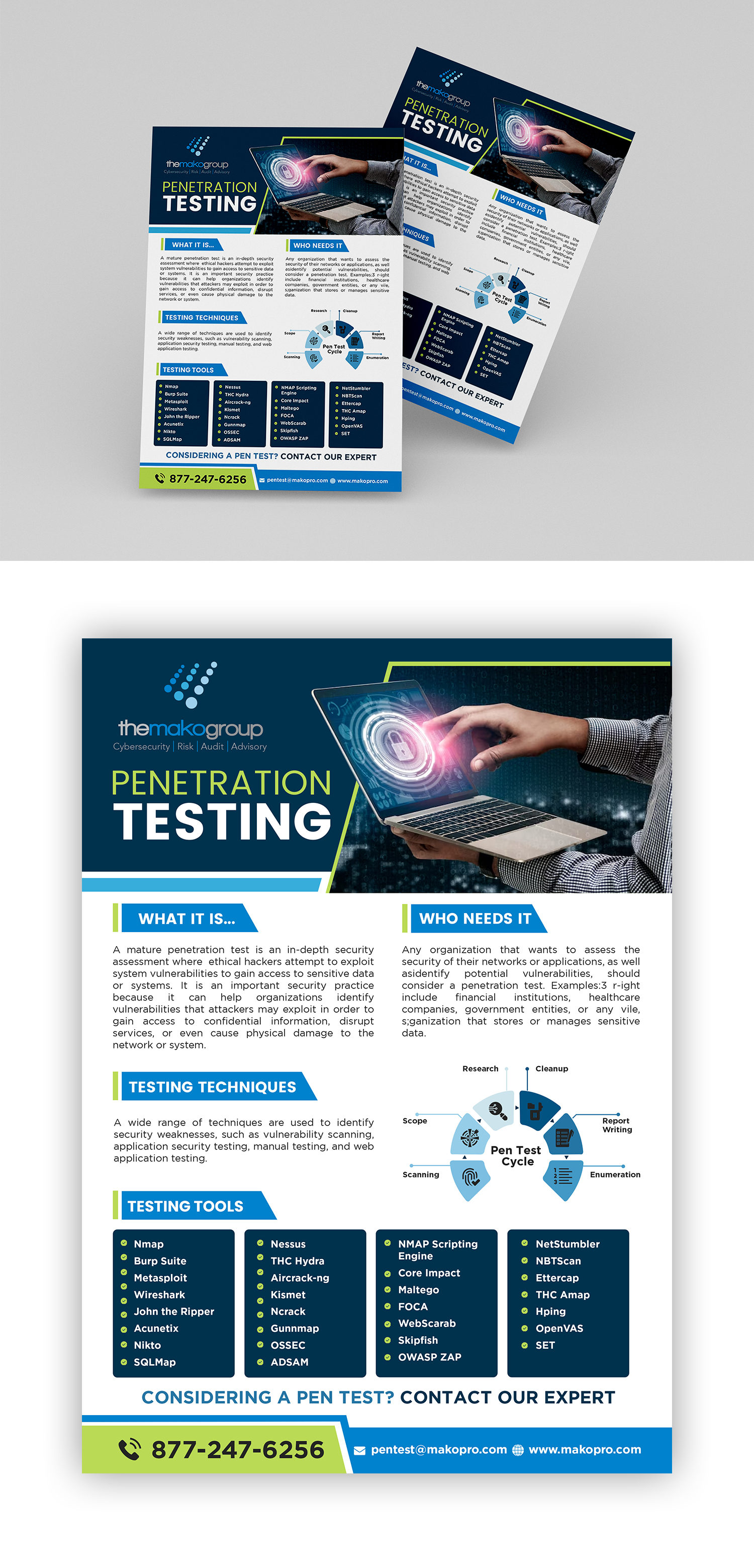 Flyer-Design von debdesign für The Mako Group | Design #30001760