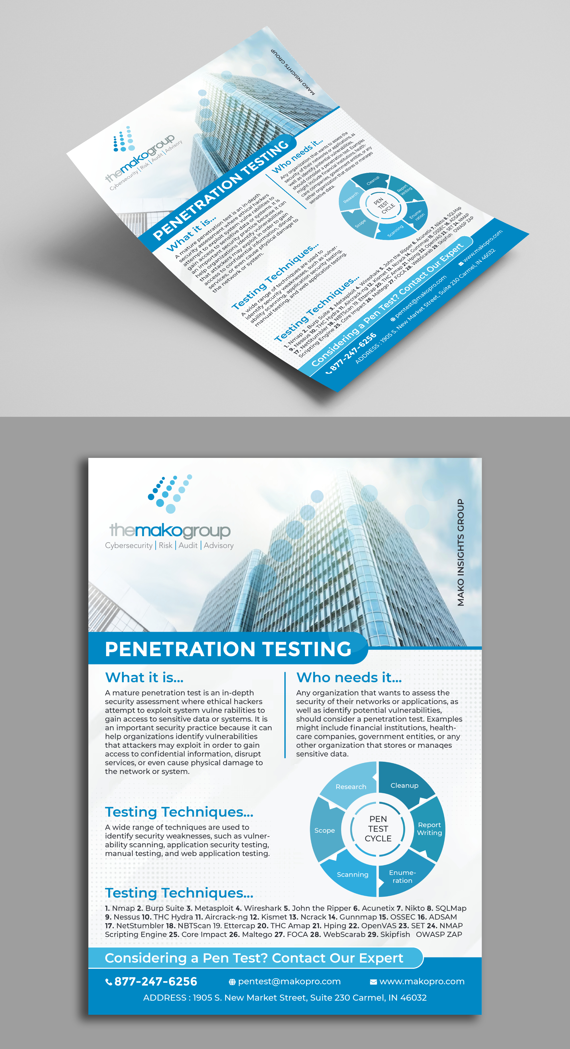 Flyer-Design von ecorokerz für The Mako Group | Design #29982867
