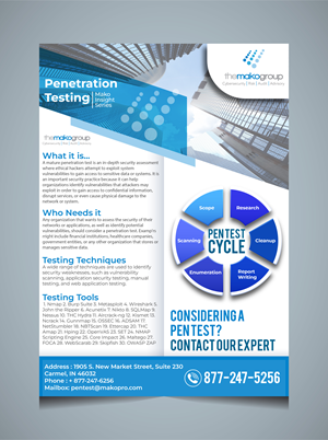Flyer-Design von Owltive für The Mako Group | Design: #29995615