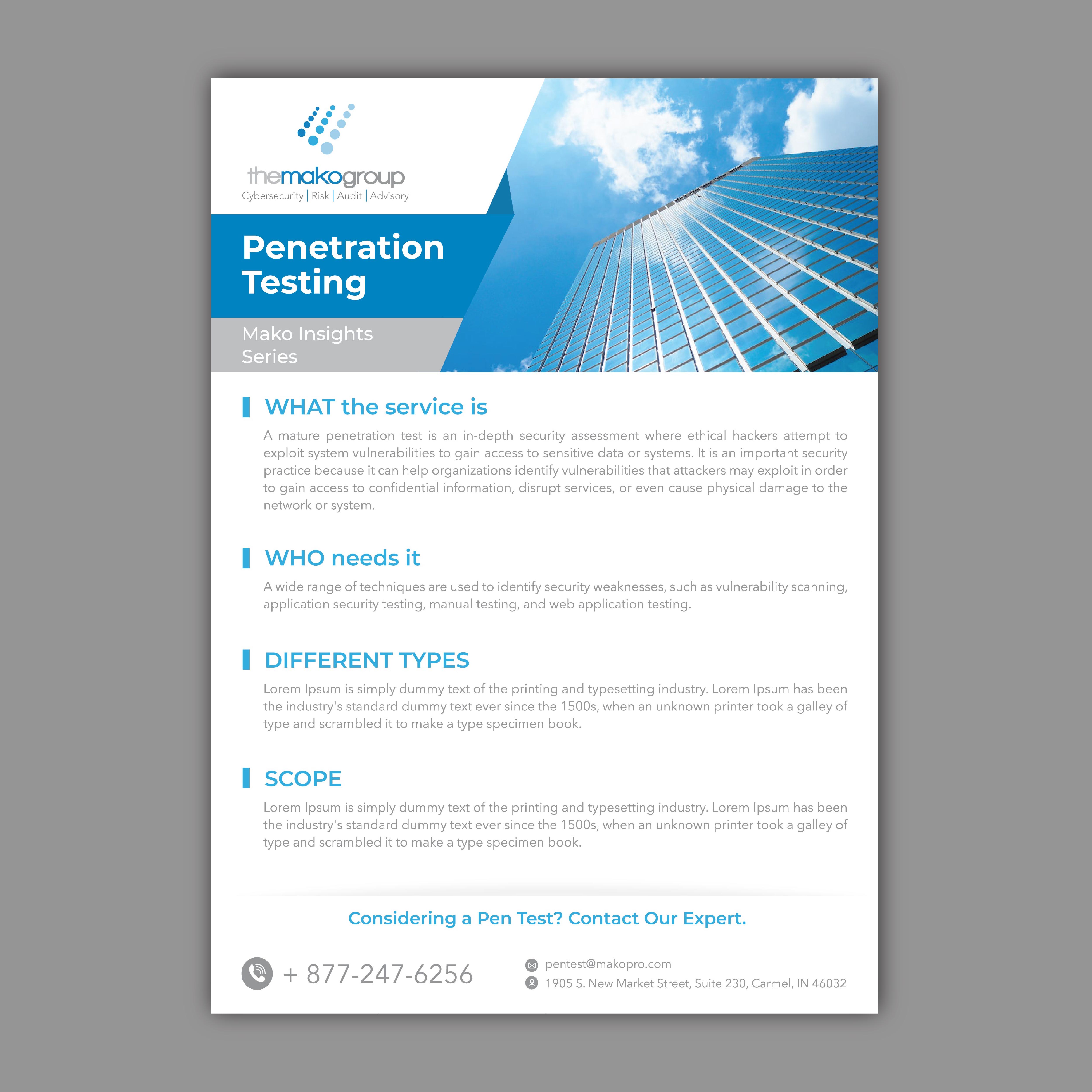 Flyer Design by Bidita Saha for The Mako Group | Design #29992717