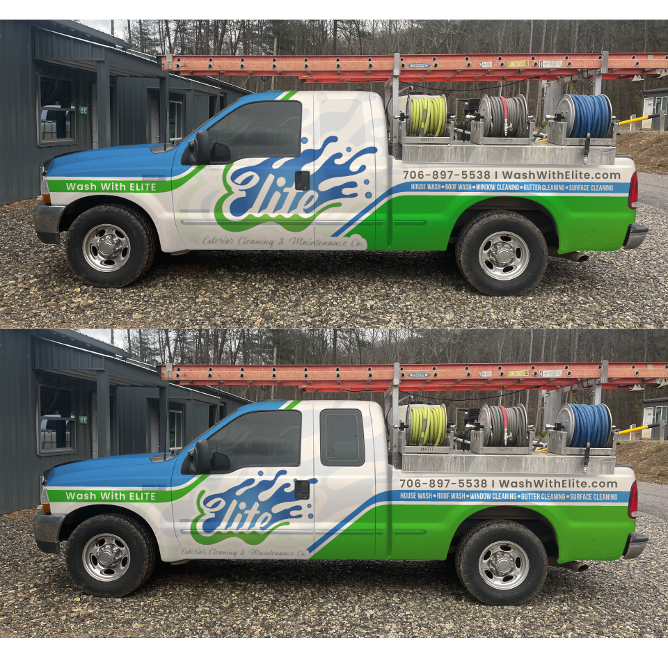 Car Wrap Design by Yoga Tri for Elite Exterior Cleaning & Maintenance Co. | Design #29987908