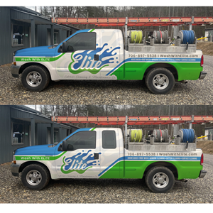 Car Wrap Design by Yoga Tri for Elite Exterior Cleaning & Maintenance Co. | Design #29987908
