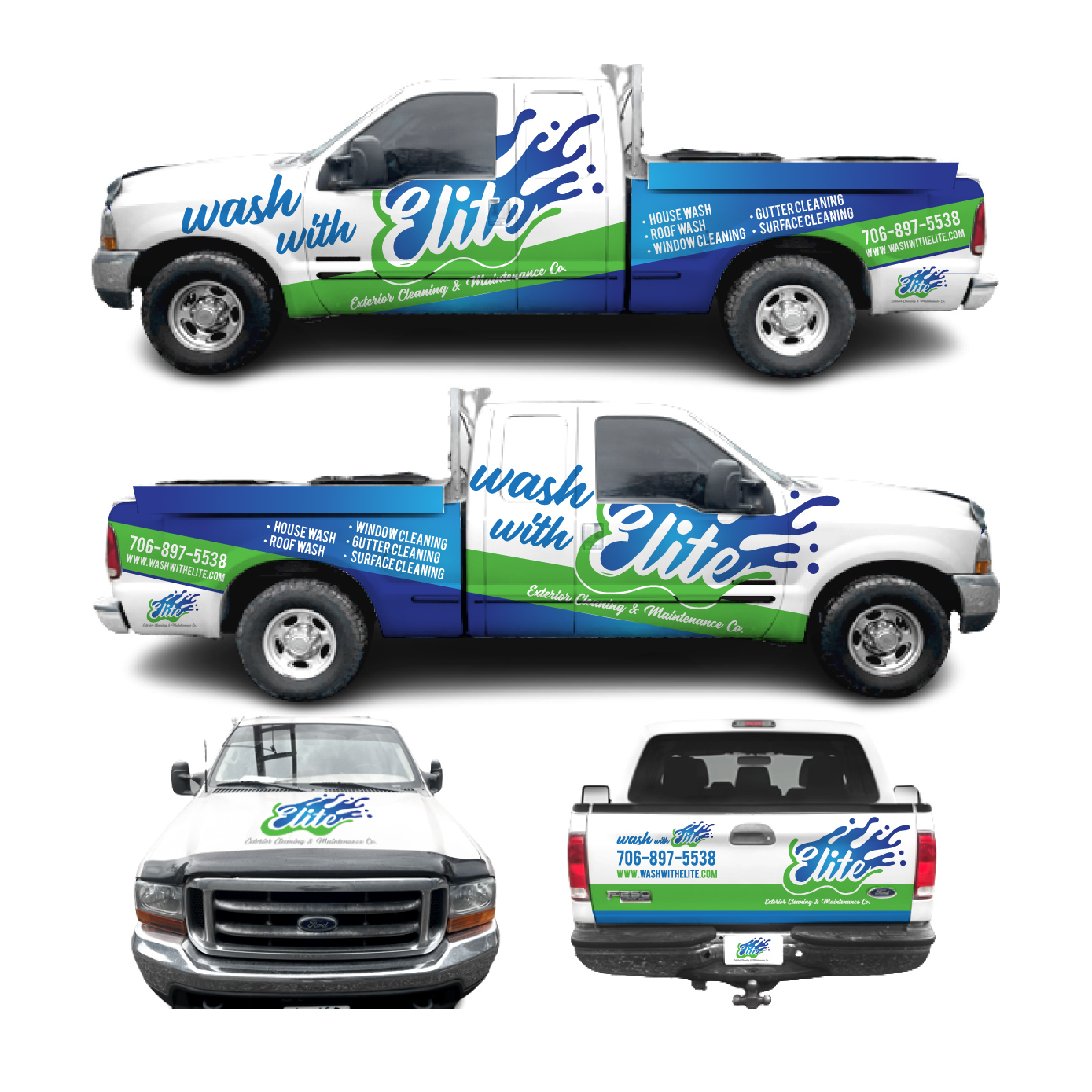 Car Wrap Design by Radsky17 for Elite Exterior Cleaning & Maintenance Co. | Design #29984140