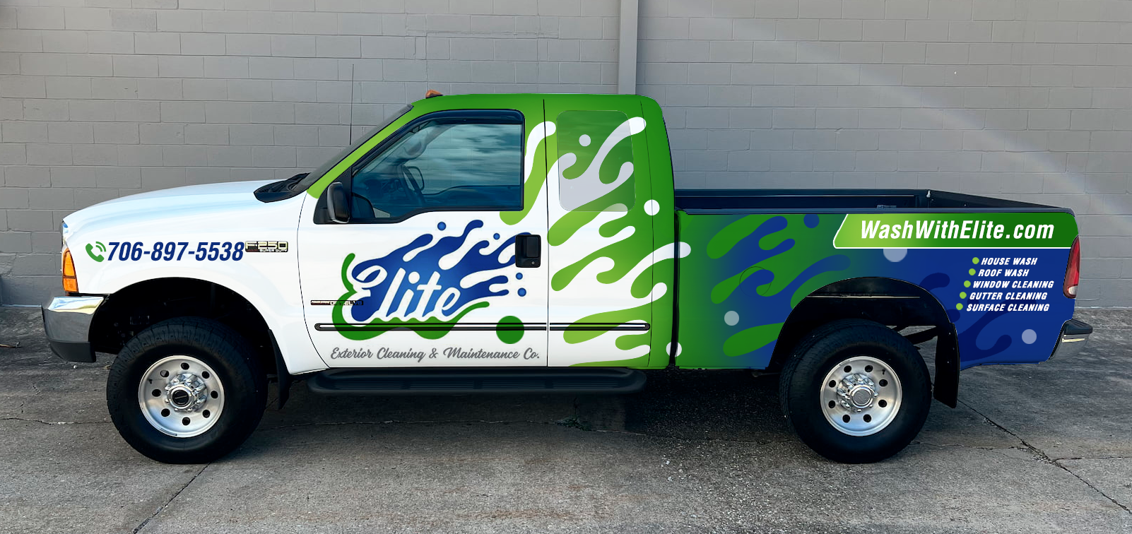 Car Wrap Design by typefdesign for Elite Exterior Cleaning & Maintenance Co. | Design #29990877