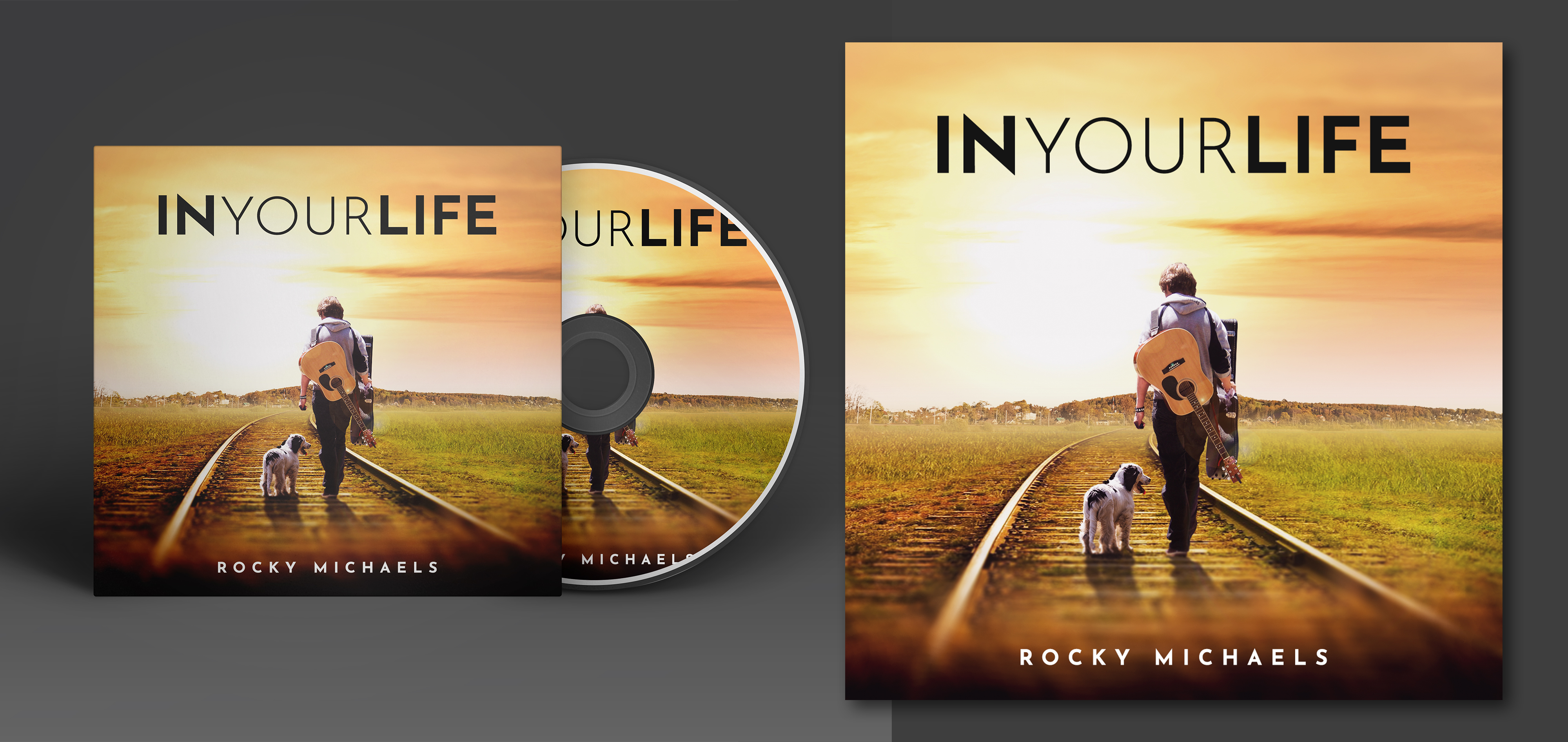 CD Cover Design by Graphic Storm for Rocky Michaels Music | Design #29985512