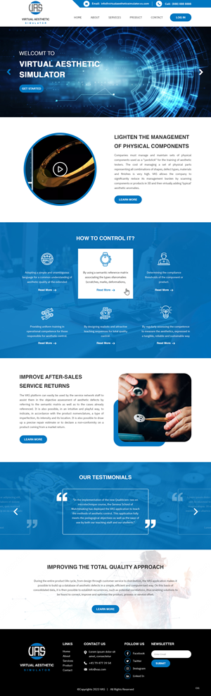 Web Design by pb for PASCAL Lab | Design: #29991968