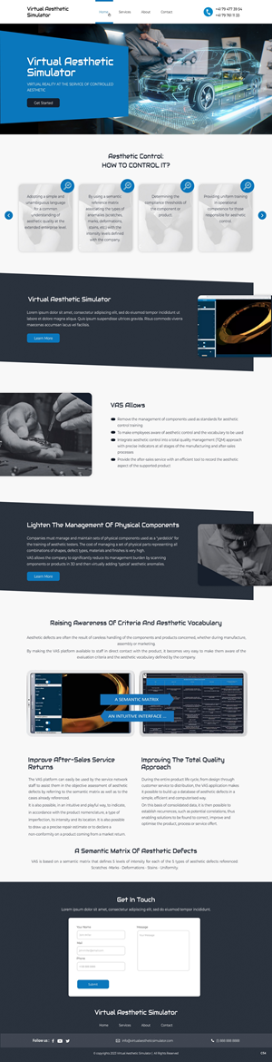 Web Design by pb for PASCAL Lab | Design: #29991973