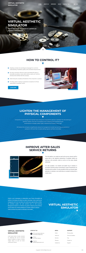 Web Design by pb for PASCAL Lab | Design: #29991975