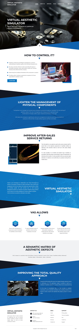 Web Design by pb for PASCAL Lab | Design: #30001157