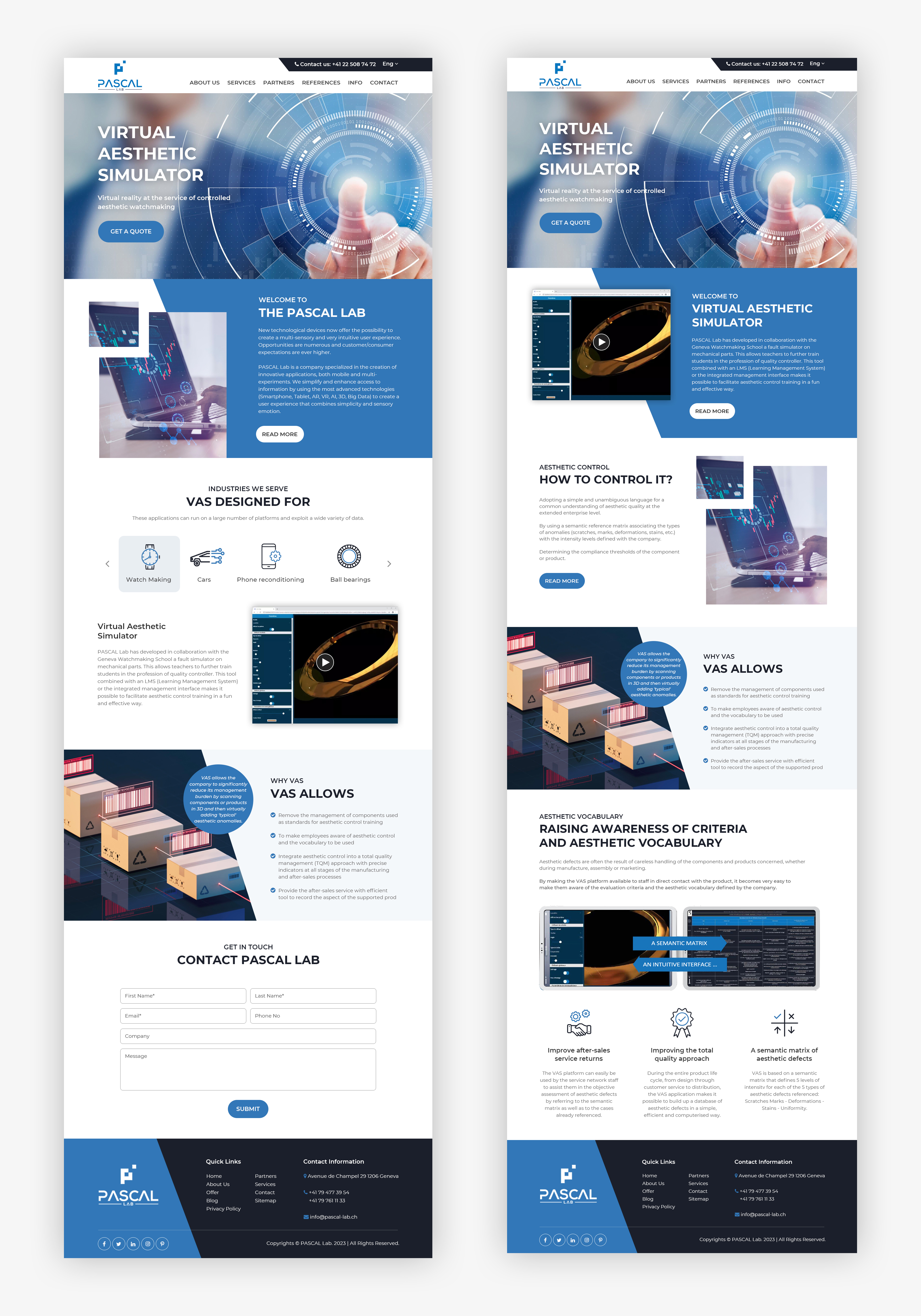 Web Design by Starlyn DS for PASCAL Lab | Design #29998670