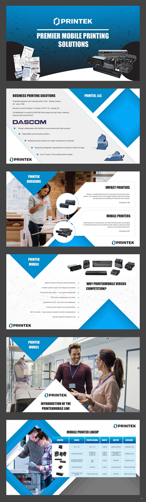 PowerPoint-Design von pb für Printek, LLC | Design: #29991948