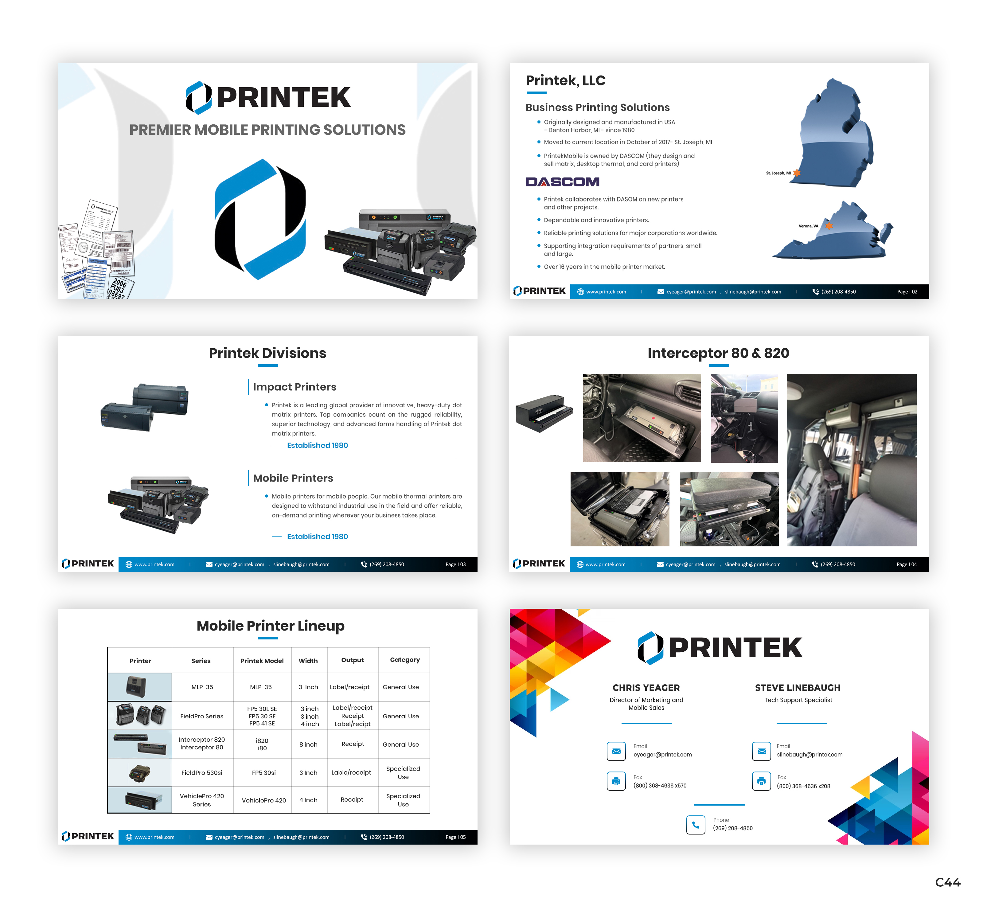 PowerPoint-Design von pb für Printek, LLC | Design #29991949