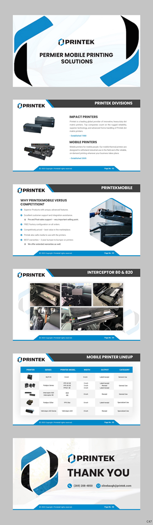 PowerPoint-Design von pb für Printek, LLC | Design: #29991951
